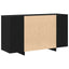 Sideboard Sort eg 135 x 41 x 75 cm Konstrueret træ