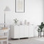 Sideboard Hvid 120 x 41 x 75 cm Konstrueret træ