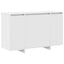 Sideboard Hvid 120 x 41 x 75 cm Konstrueret træ