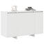 Sideboard Hvid 120 x 41 x 75 cm Konstrueret træ