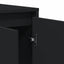 Sideboard Sort 120 x 41 x 75 cm Konstrueret træ