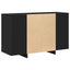 Sideboard Sort 120 x 41 x 75 cm Konstrueret træ