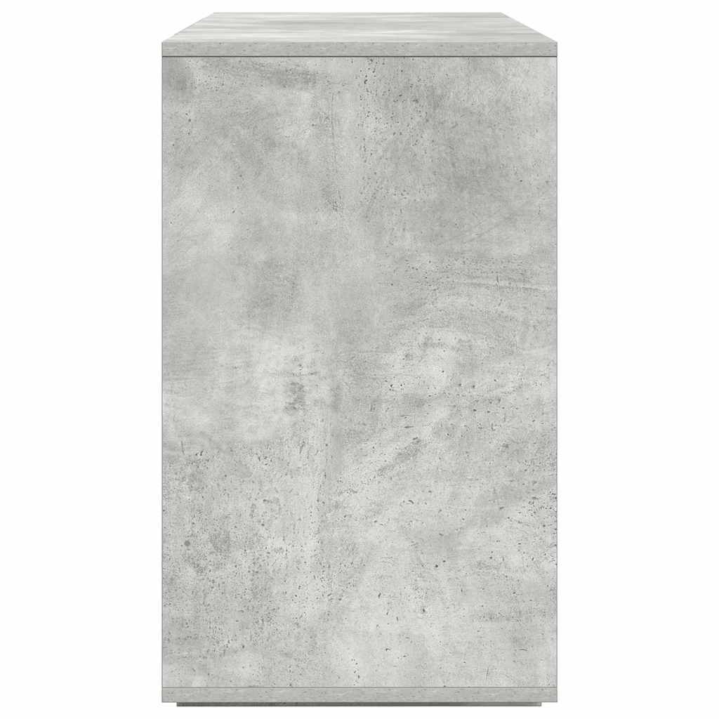 Sideboard Betongrå 120 x 41 x 75 cm Konstrueret træ