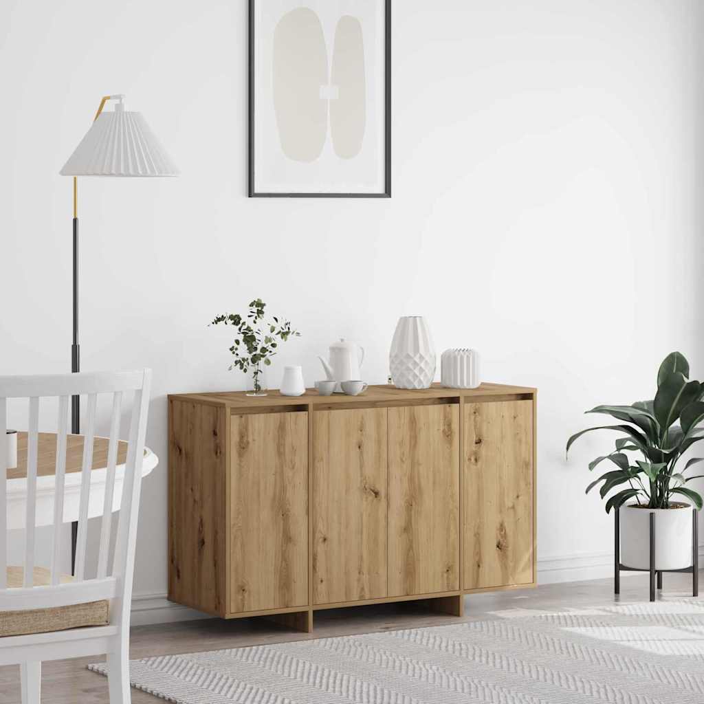 Sideboard Artisan Egetræ 120 x 41 x 75 cm Konstrueret træ