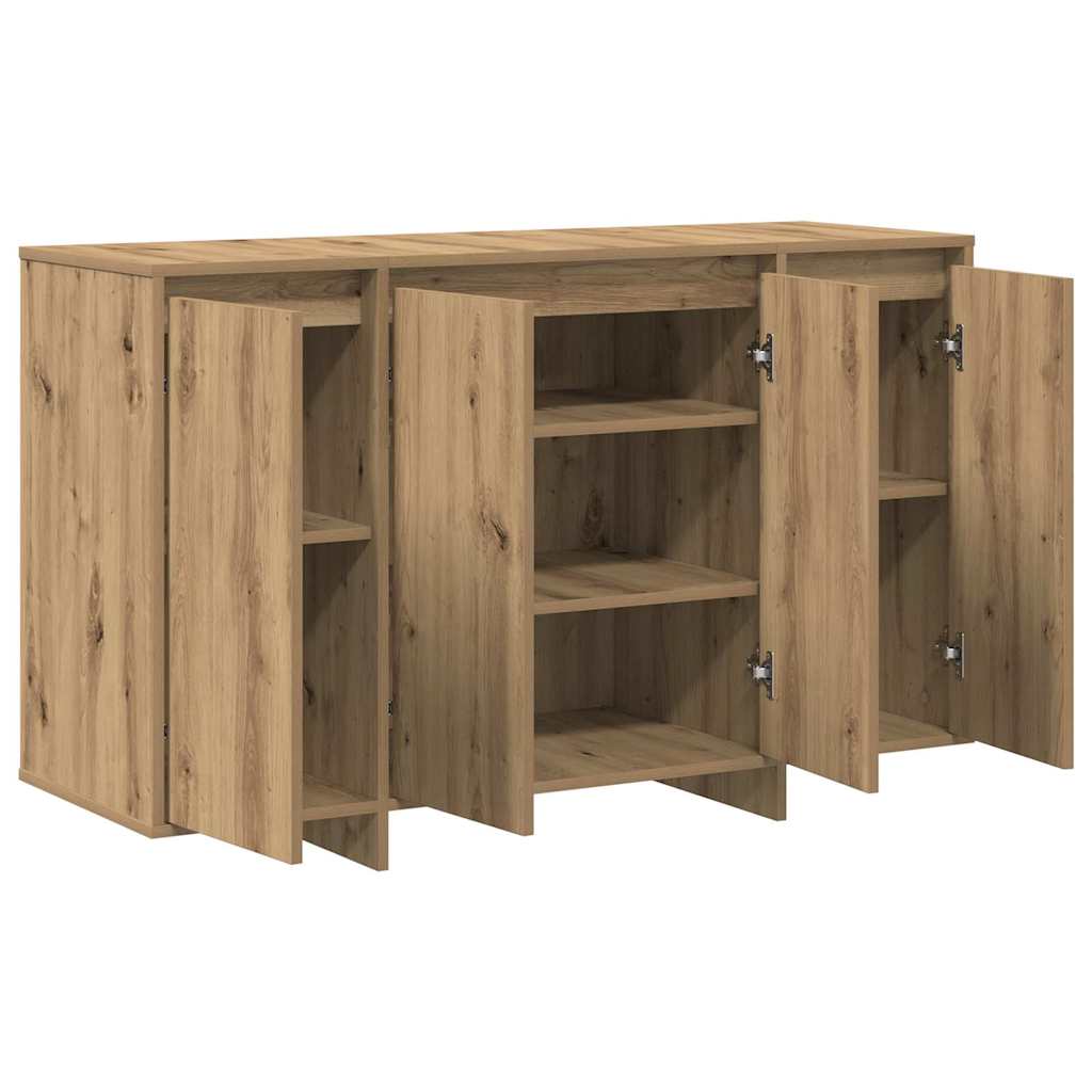 Sideboard Artisan Egetræ 120 x 41 x 75 cm Konstrueret træ
