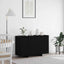 Sideboard Sort eg 120 x 41 x 75 cm Konstrueret træ