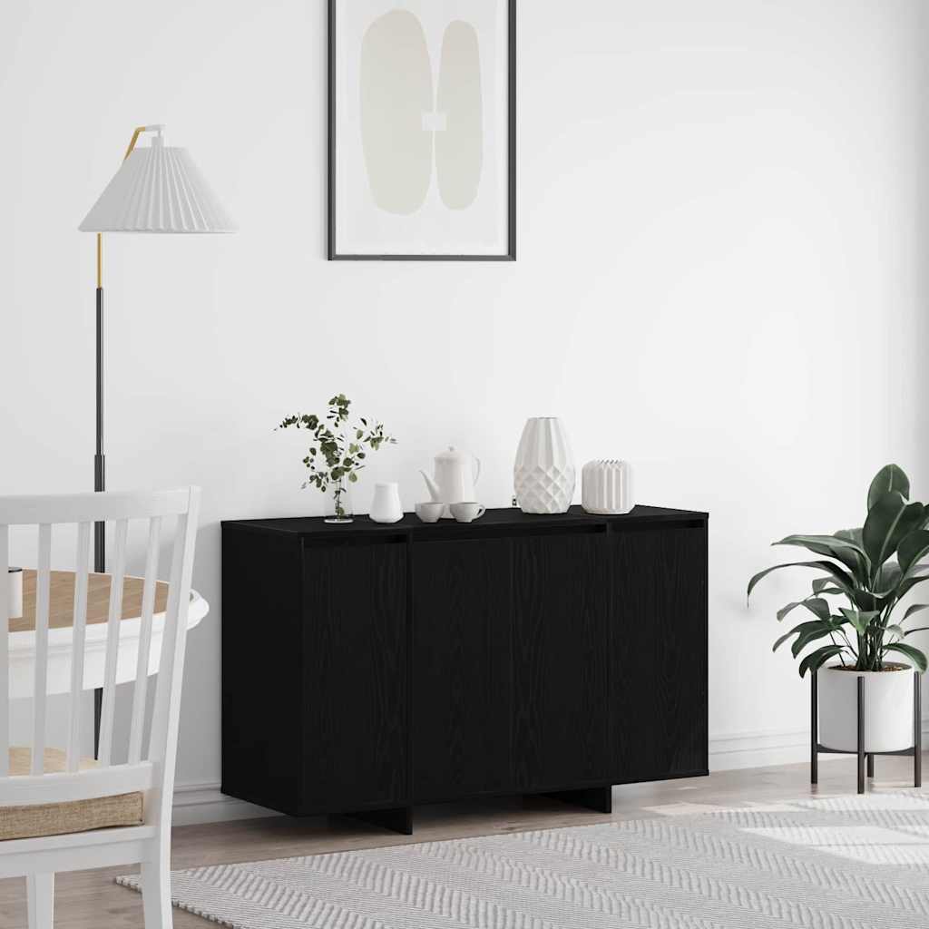 Sideboard Sort eg 120 x 41 x 75 cm Konstrueret træ