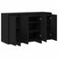 Sideboard Sort eg 120 x 41 x 75 cm Konstrueret træ