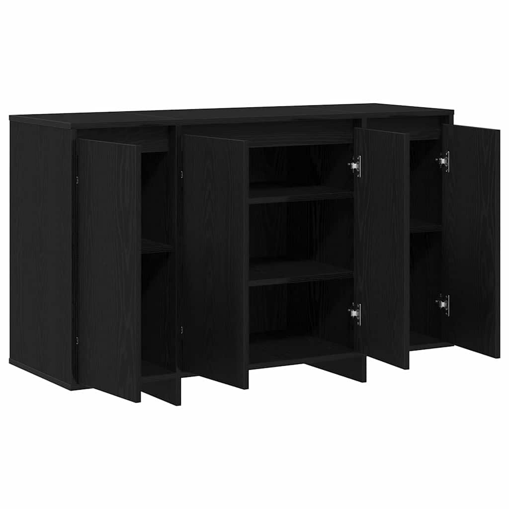 Sideboard Sort eg 120 x 41 x 75 cm Konstrueret træ