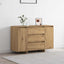 Sideboard Artisan Egetræ 120 x 41 x 75 cm Konstrueret træ