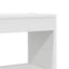 Bogskab med hylde Hvid 80 x 30 x 198 cm Konstrueret træ