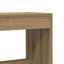 Bogskab 6 niveauer 100 x 30 x 198 cm Konstrueret træ Artisan Eg