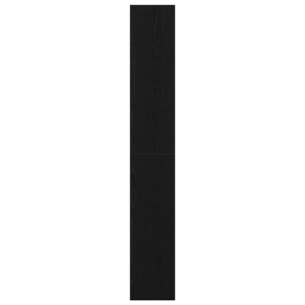 Bogskab Sort Eg 100 x 30 x 198 cm Konstrueret træ