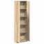 Garderobeskab Sonoma eg 55 x 25 x 189 cm Konstrueret træ