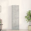 Garderobeskab Beton Grå 55 x 25 x 189 cm Konstrueret træ