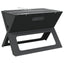 Udendørs grill Sort 46 x 31 x 31 cm Stål