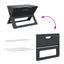 Udendørs grill Sort 46 x 31 x 31 cm Stål