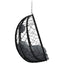 Hængende æggestol Antracit 91,5 x 54,5 x 107 cm polyrattan