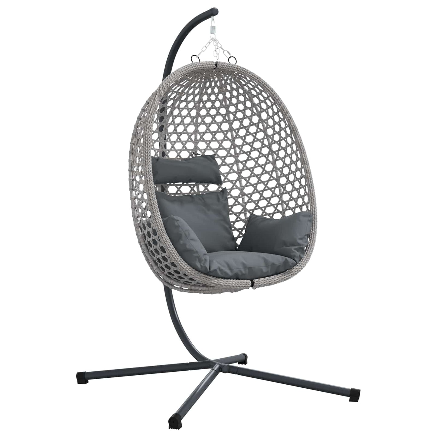 Hængende æggestol polyrattan 104 x 100 x 191 cm
