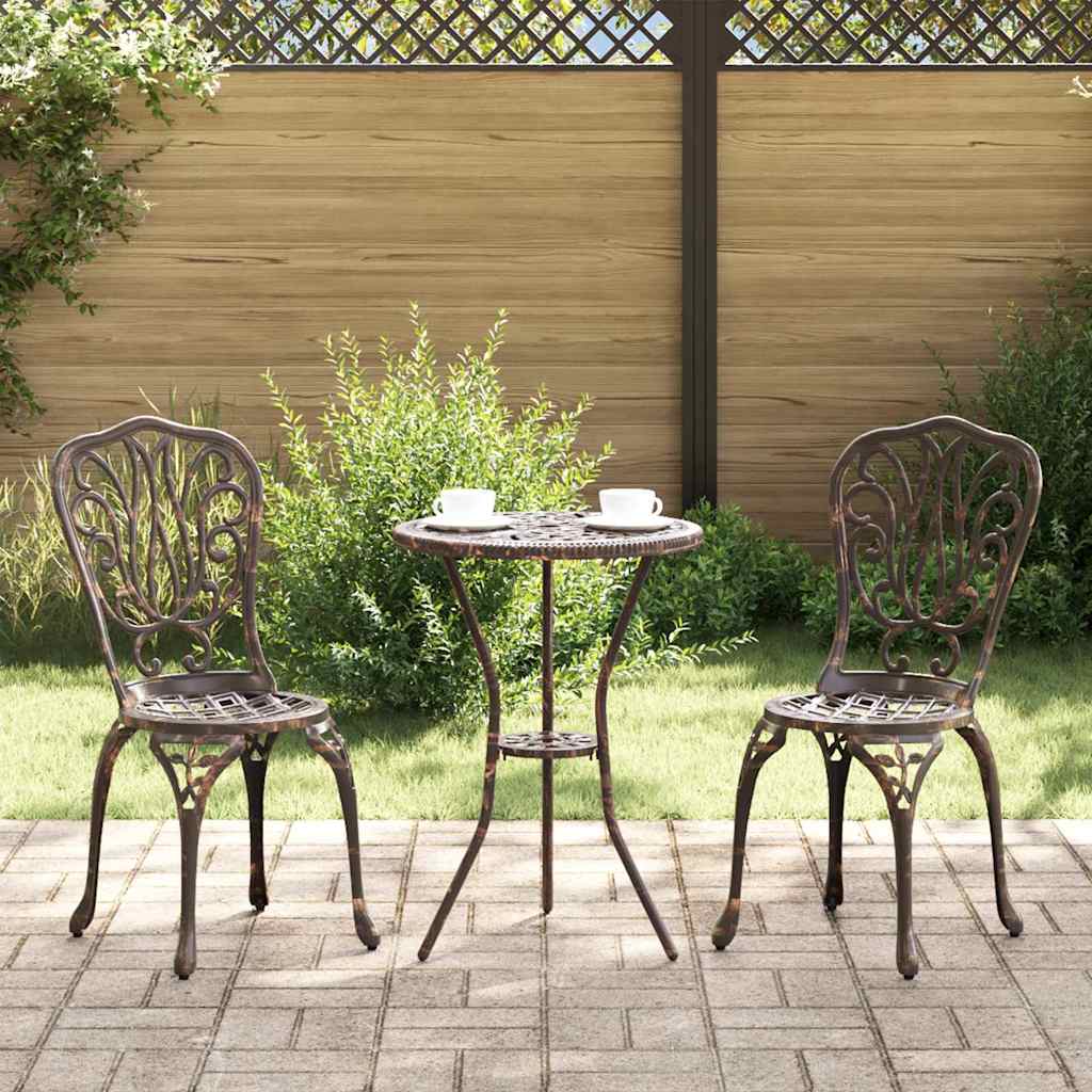 Have Bistro Sæt 3 stk. Bronze Aluminium