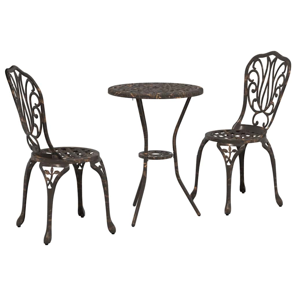 Have Bistro Sæt 3 stk. Bronze Aluminium