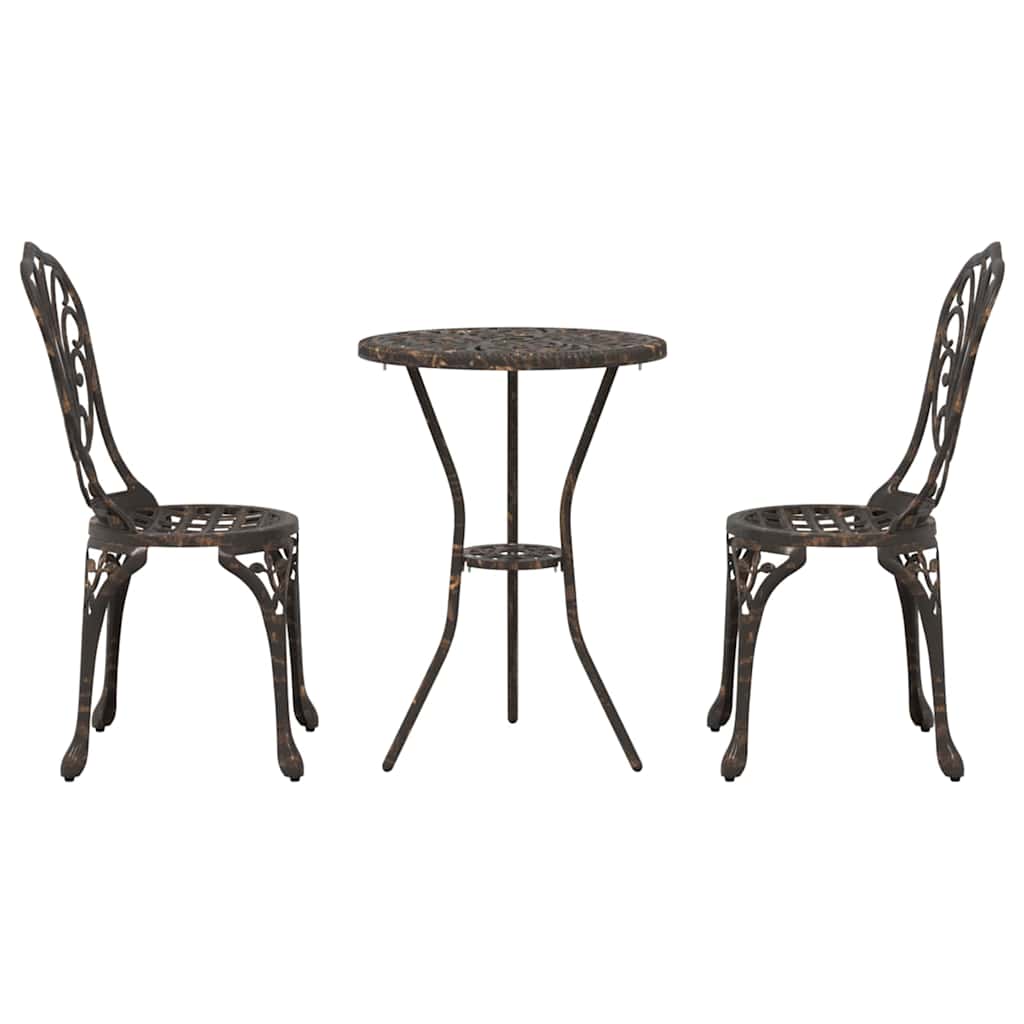 Have Bistro Sæt 3 stk. Bronze Aluminium