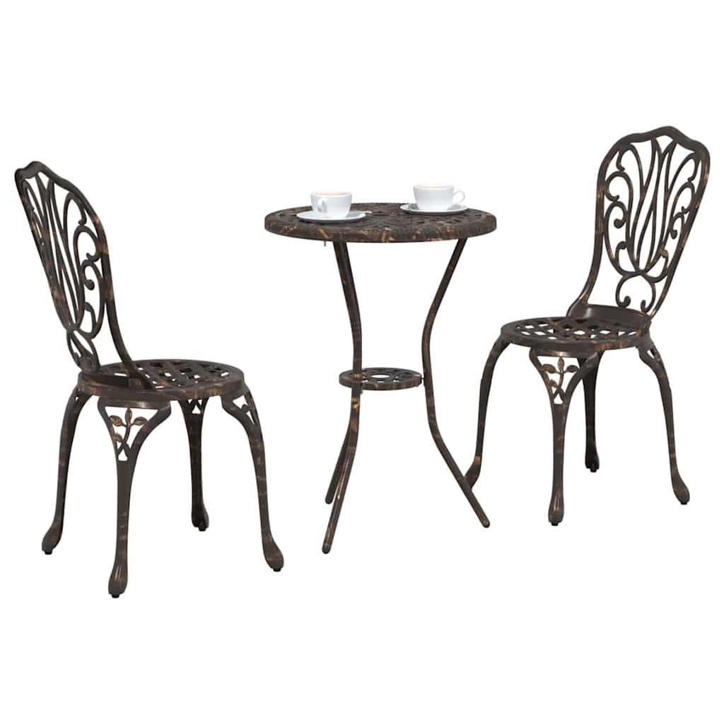 Have Bistro Sæt 3 stk. Bronze Aluminium