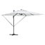 Parasol Sandfarvet 286 x 284 x 270 cm Aluminium og Polyester