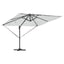 Parasol Sandfarvet 286 x 284 x 270 cm Aluminium og Polyester
