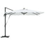 Parasol Sandfarvet 286 x 284 x 270 cm Aluminium og Polyester