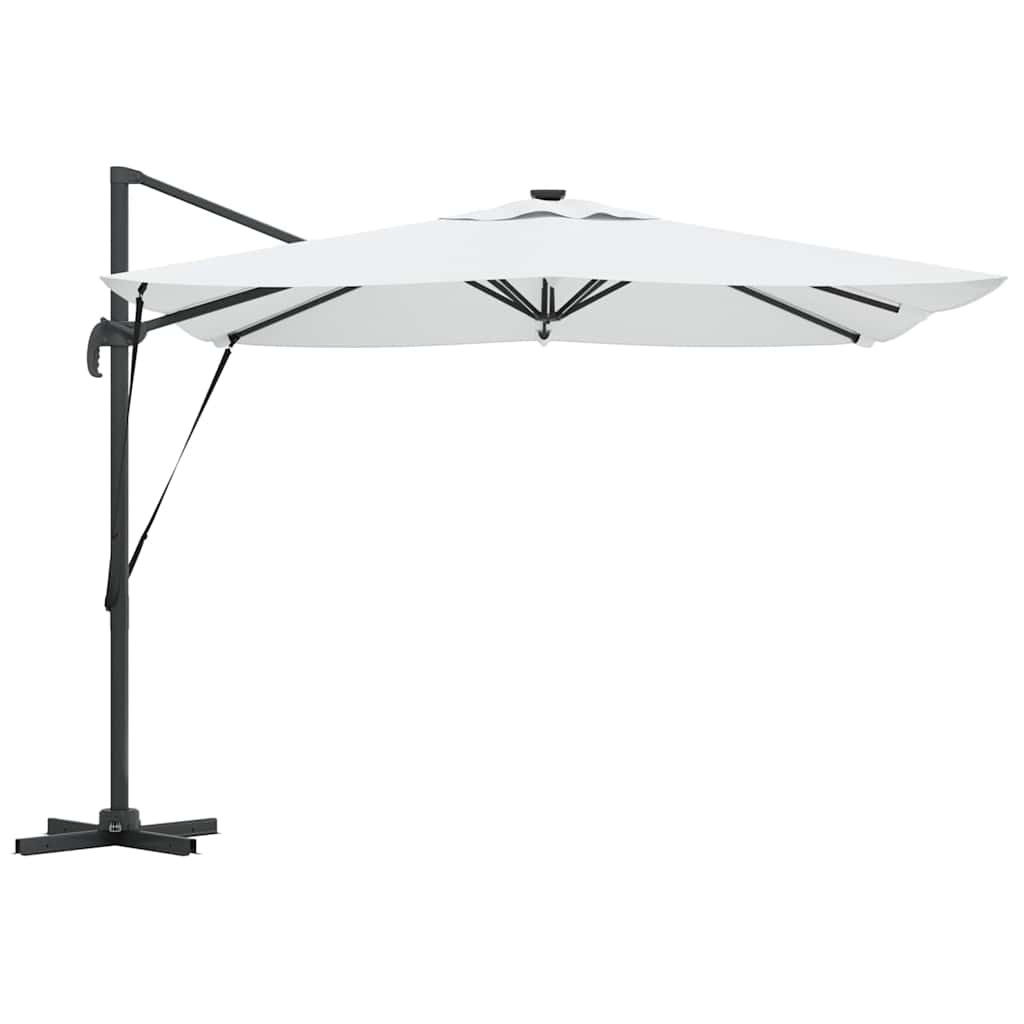 Parasol Sandfarvet 286 x 284 x 270 cm Aluminium og Polyester