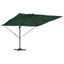 Parasol Grøn 286 x 284 x 270 cm Aluminium og Polyester
