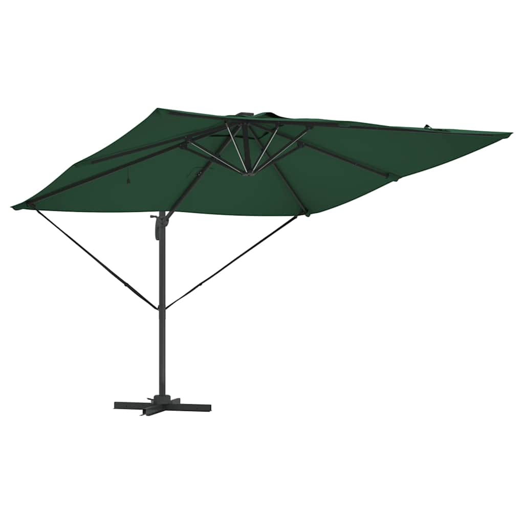 Parasol Grøn 286 x 284 x 270 cm Aluminium og Polyester