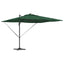Parasol Grøn 286 x 284 x 270 cm Aluminium og Polyester