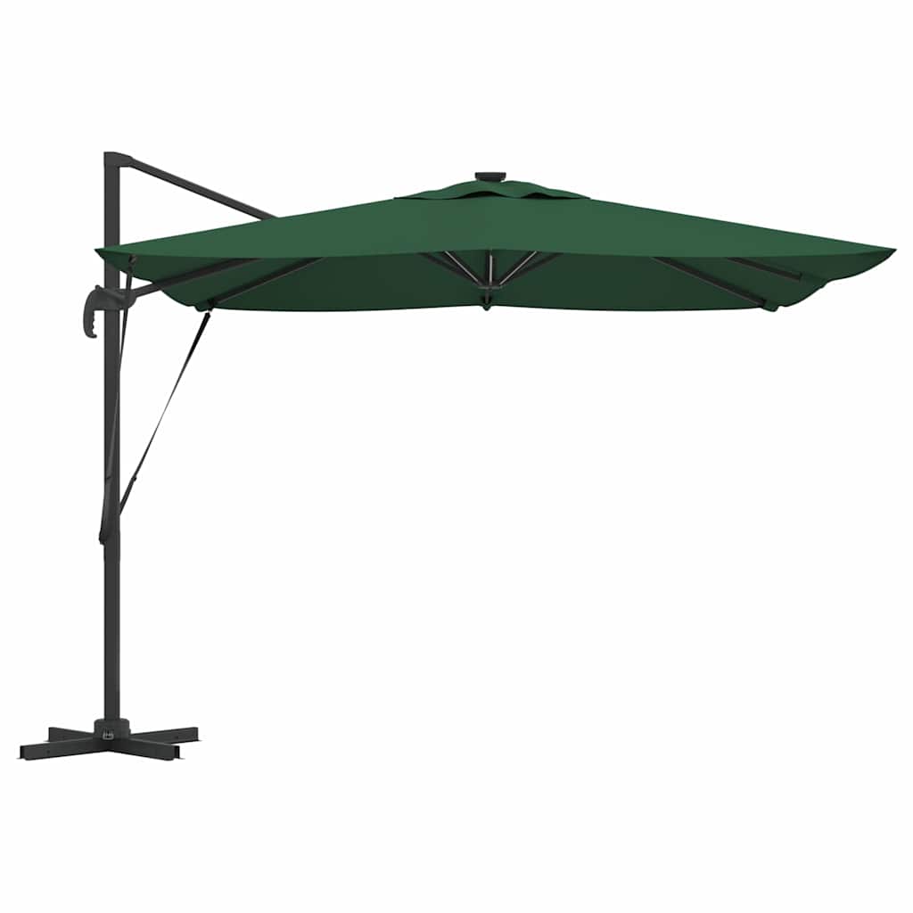 Parasol Grøn 286 x 284 x 270 cm Aluminium og Polyester