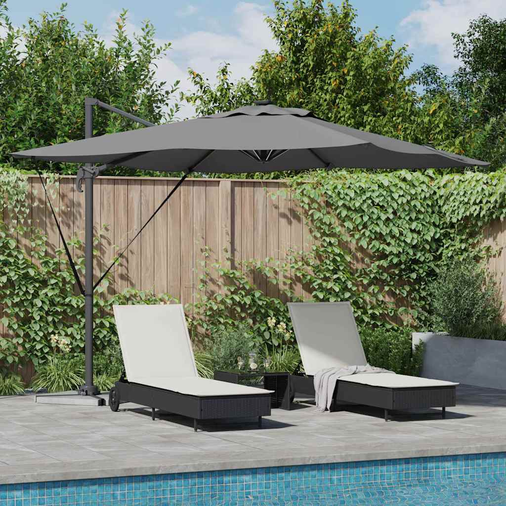 Parasol Antracit 286 x 284 x 270 cm Aluminium og Polyester