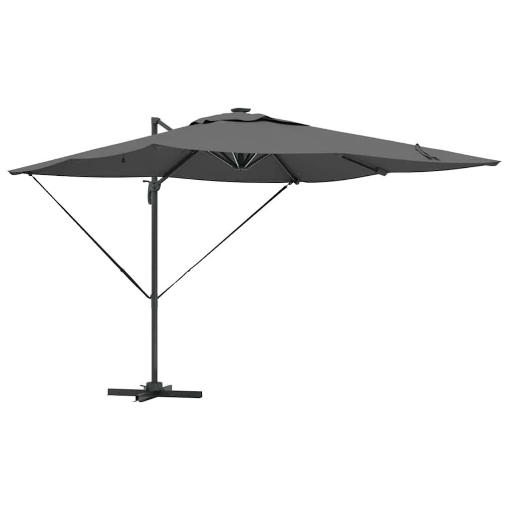 Parasol Antracit 286 x 284 x 270 cm Aluminium og Polyester