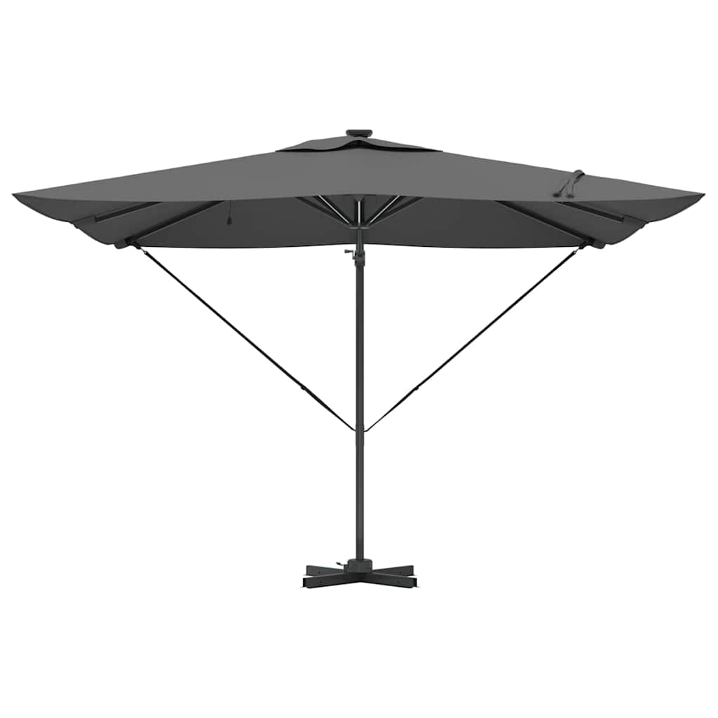 Parasol Antracit 286 x 284 x 270 cm Aluminium og Polyester