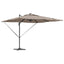 Parasol Gråbrun 286 x 284 x 270 cm Aluminium og Polyester