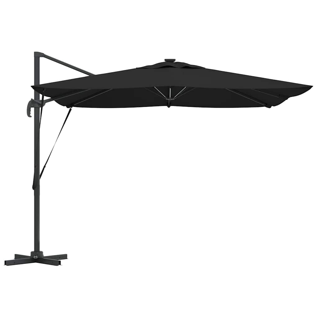 Parasol Sort 286 x 284 x 270 cm Aluminium og Polyester