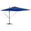 Parasol Azure Blue 286 x 284 x 270 cm Aluminium og Polyester