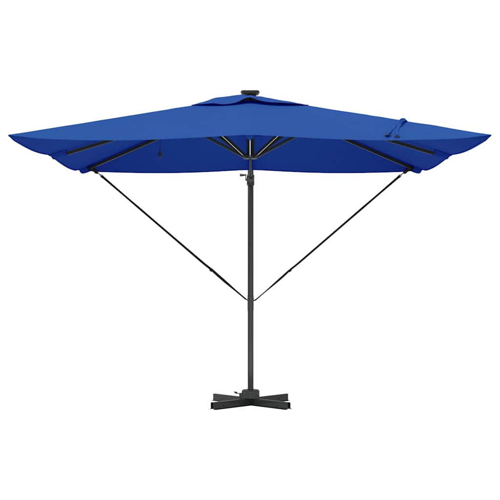 Parasol Azure Blue 286 x 284 x 270 cm Aluminium og Polyester
