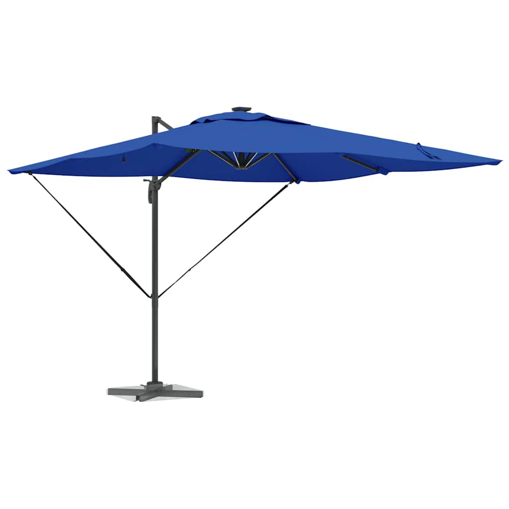 Parasol Azure Blue 286 x 284 x 270 cm Aluminium og Polyester