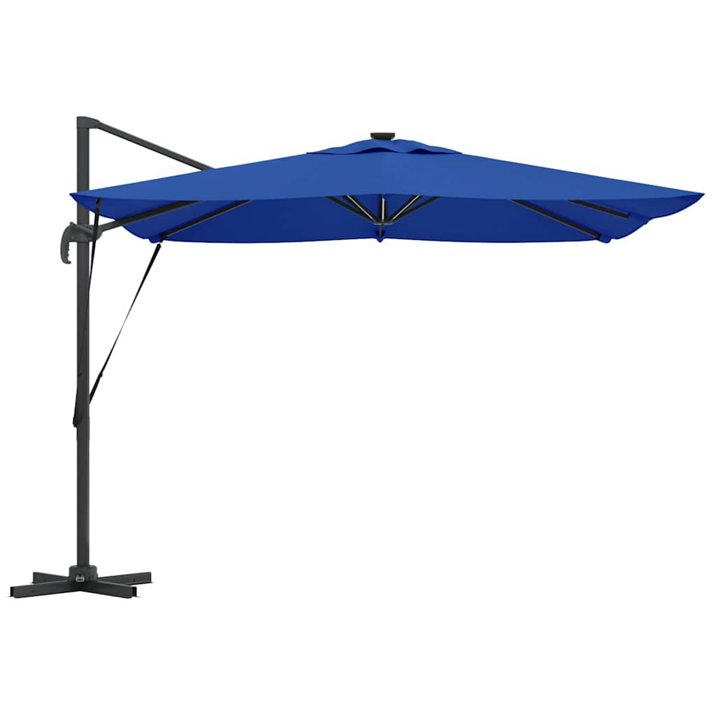 Parasol Azure Blue 286 x 284 x 270 cm Aluminium og Polyester