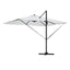 Parasol Sandfarvet 352 x 251 x 265 cm Polyester og Aluminium