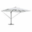 Parasol Sandfarvet 352 x 251 x 265 cm Polyester og Aluminium