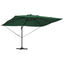 Parasol 352 x 251 x 265 cm Polyester og Aluminium Grøn