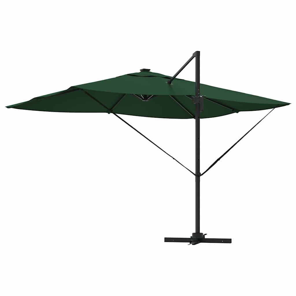 Parasol 352 x 251 x 265 cm Polyester og Aluminium Grøn