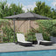Parasol Antracit 352 x 251 x 265 cm Polyester og Aluminium