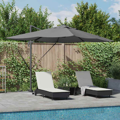 Parasol Antracit 352 x 251 x 265 cm Polyester og Aluminium